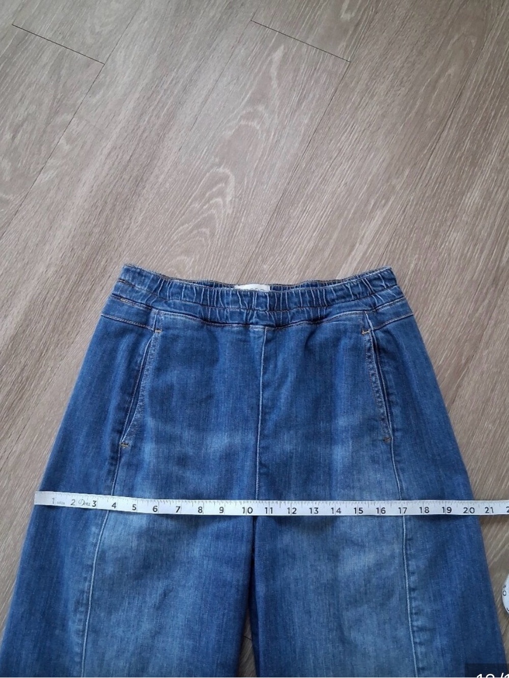 Pilcro The Izzie Wide-Leg Women's Jeans in Medium Blue size xs - Picture 10 of 12